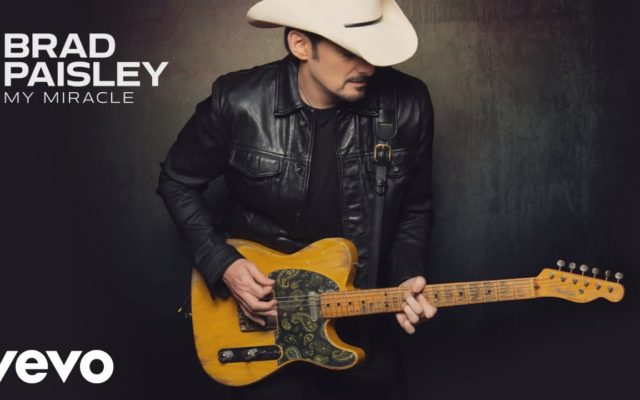 Listen now: Brad Paisley wears his heart on his sleeve in new song “My Miracle”